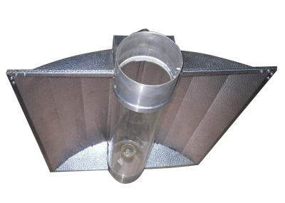 E39 E40 Socket Air Cooled Tube Reflector 6 / 8 Inches Equipped With Safety Cable