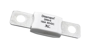 A retardação de tempo branco automotivo do fusível de 150 ampères colore a tensão 80VDC avaliado: