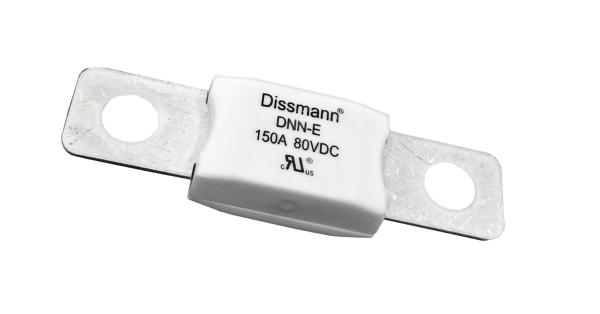 A retardação de tempo branco automotivo do fusível de 150 ampères colore a tensão 80VDC avaliado: