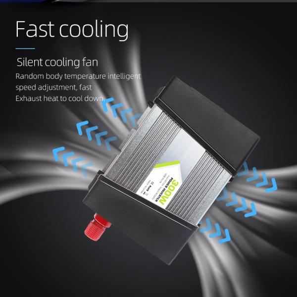 300W Power 12V/24V To 220V Car Mobile Power Inverter Adapter Us Power Inverters For Car Inverters