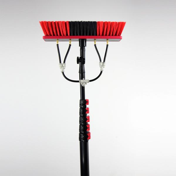 Household Cleaning Red Window Washing Equipment with High Place Water Spray x23 Brush