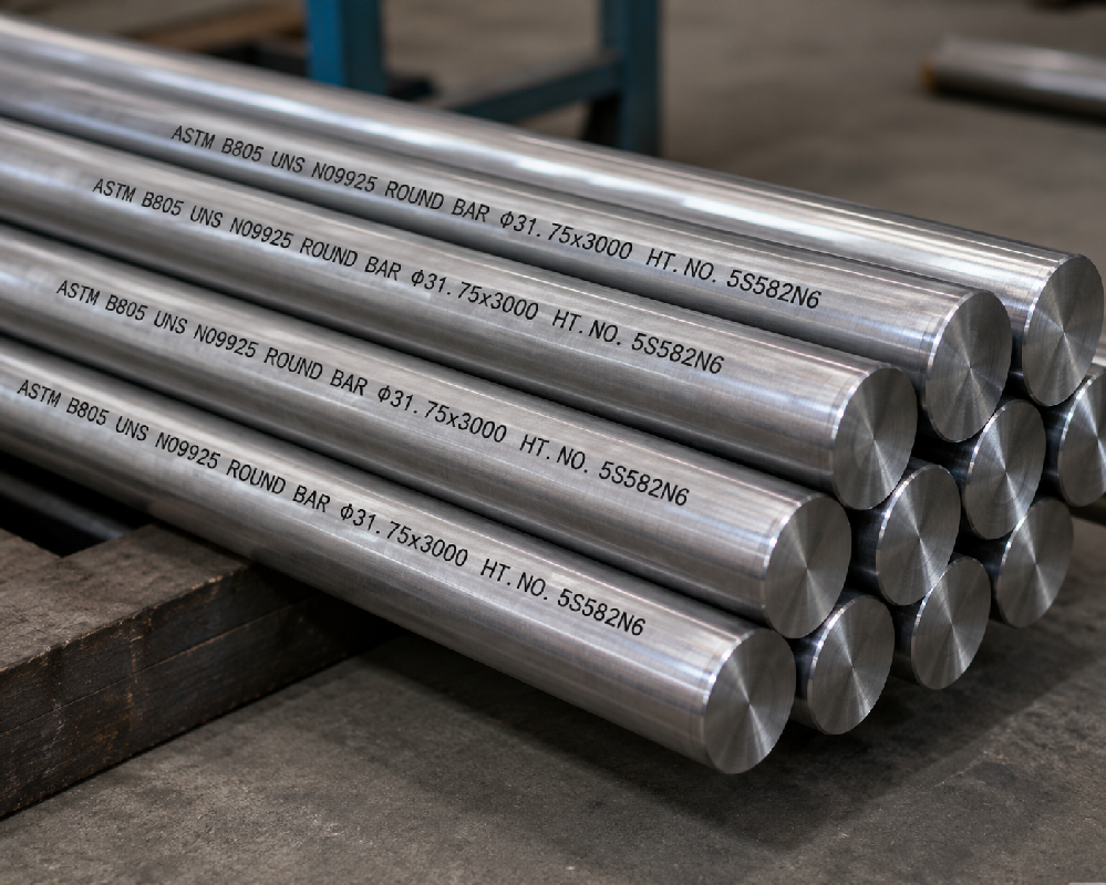 Incoloy 925 (UNS N09925 /2.4858) Nickel-Iron-Chromium Alloy Round Bar