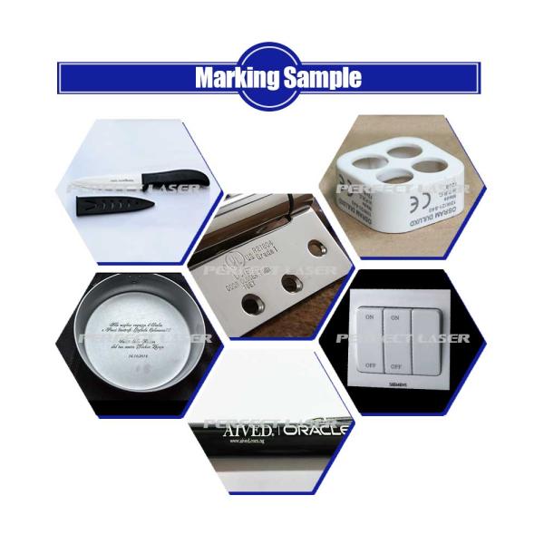 Высокоскоростная 60 Вт лазерная маркировочная машина для прозрачного стекла / акриловых материалов