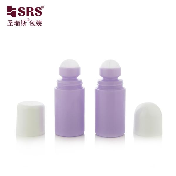 RPPC-60ML Recycled PP PCR Plastic Roll-On Custom Deodorant Gel Applicator Bottle Packaging