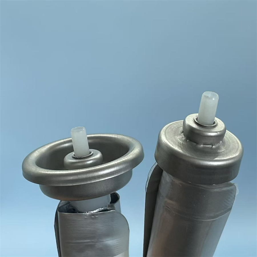Male Bag On Valve, BOV Aerosol Valve & Bag Valve System For Cosmetic, Pharmaceutical And Personal Care Spray Applications
