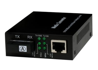 10M 100M 1000M Multimode Fiber Module 1 Port Media Converter Switch Series SC RJ45