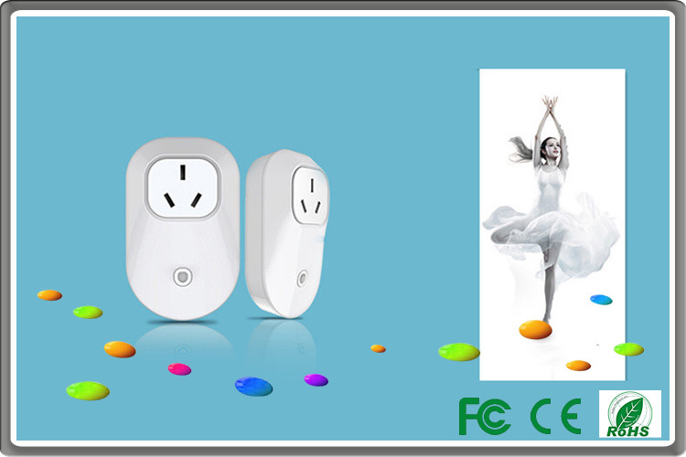 smartphone Home Automation Wifi Devices , Smart Socket controlling lamp / lighting