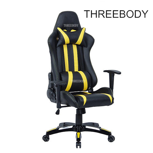 High Back Office Seat Gaming Chair PU Leather Steel Frame Light Weight