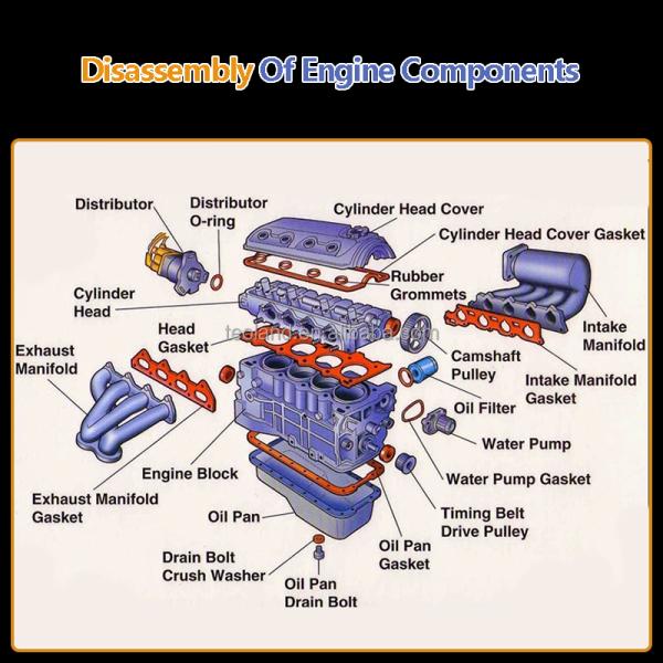Popular Car Part Engine Cylinder Head Assembly Complete for Japanese Hilux Car 1GD 2GD 11101-0E010