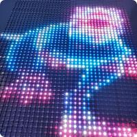 Display de rejilla de inyección de LED de alta definición DMX512 SPI