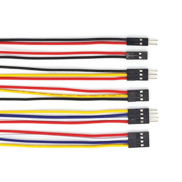 Low MOQ Custom Cable Assembly Dupont 2.54mm Pitch Male and Female Connector Cable Wire Harness ISO9001 China Factory