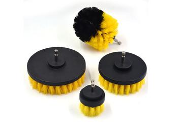 House Cleaning Floor Scrub Brushes Power Scrubber Brush Set PP / Nylon Material
