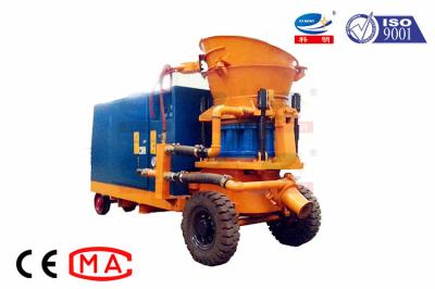Proteção portátil conduzida diesel da lavagem da máquina do Shotcrete da mistura seca de KPZ-5D