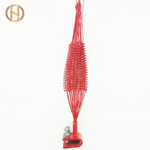 Серебряные красные штуцеры электропитания для предотвращения птиц