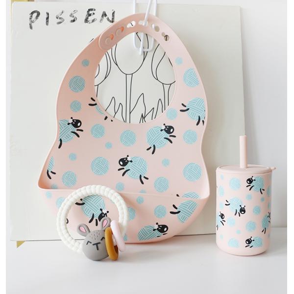 Bebido de silicona impermeable y resistente a manchas - Resistente a la confusión - Tiempo de comida gratis