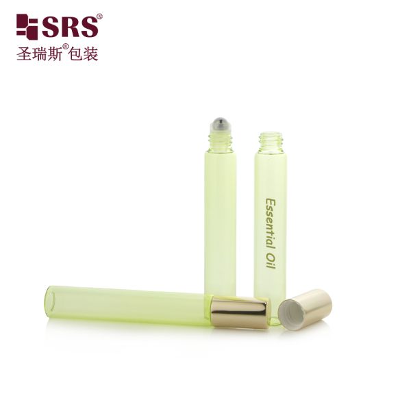 BLP-10ML Empty Transparent Glass Tube Eye Oil Roller Ball Bottle No Leakage Pocket Size