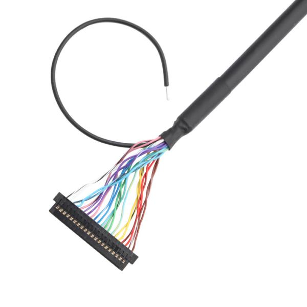 Micro Coaxial LVDS Cable Assembly JST PHDR-24VS TO JAE FI-S20S