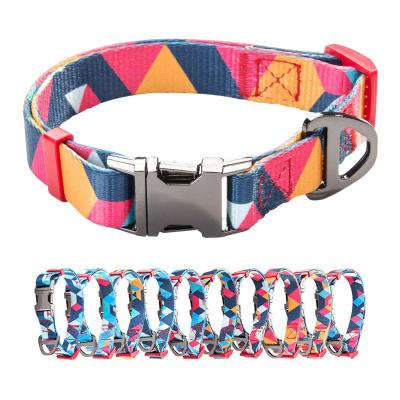 Formation imperméable à l'eau Concepteur Colliers pour chiens Impression de motifs en vrac Para Perros rétractables