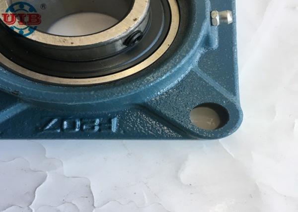UCF207 Square Flange Pillow Block Bearings , HT200 HT250 Cast Iron Ball Bearings