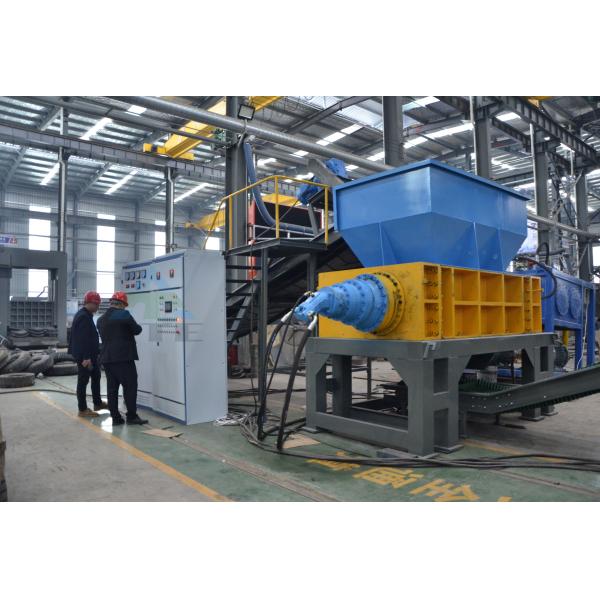 5000 kg Weight Double Shaft Shredder for Tire Recycling Plant Customized Production