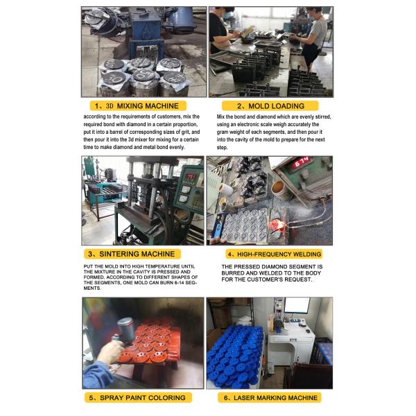 3 inch 10 segments concrete grinding tools single Pin fixed concrete grinding disc  for concrete grinder