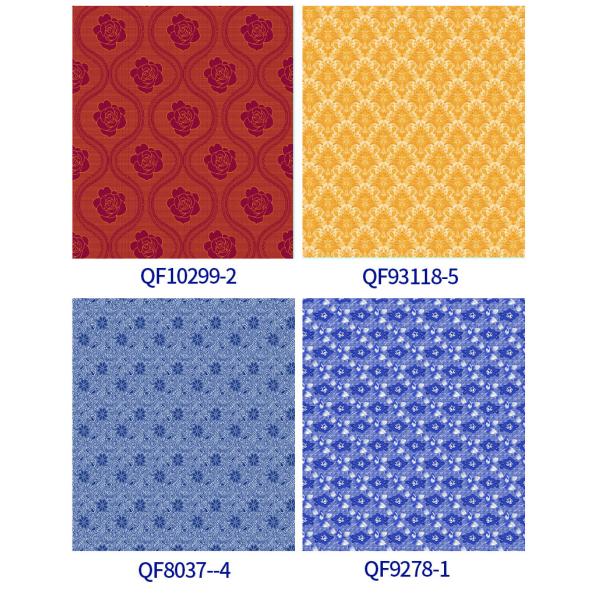 Antiodor Worsted Warp Knitted Polyester Mattress Fabric Printed In Various Patterns