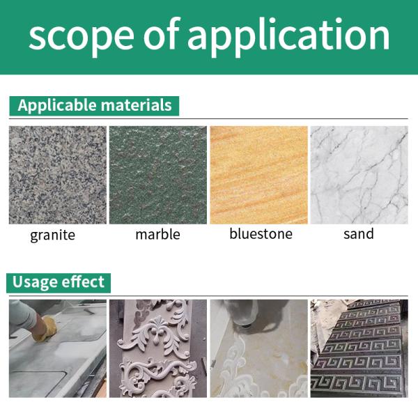 High Quality CNC Tools Square Vaccum Brazed Stone Engraving Bits Diamond Core Drill Bit Coating Router Bit for Marble