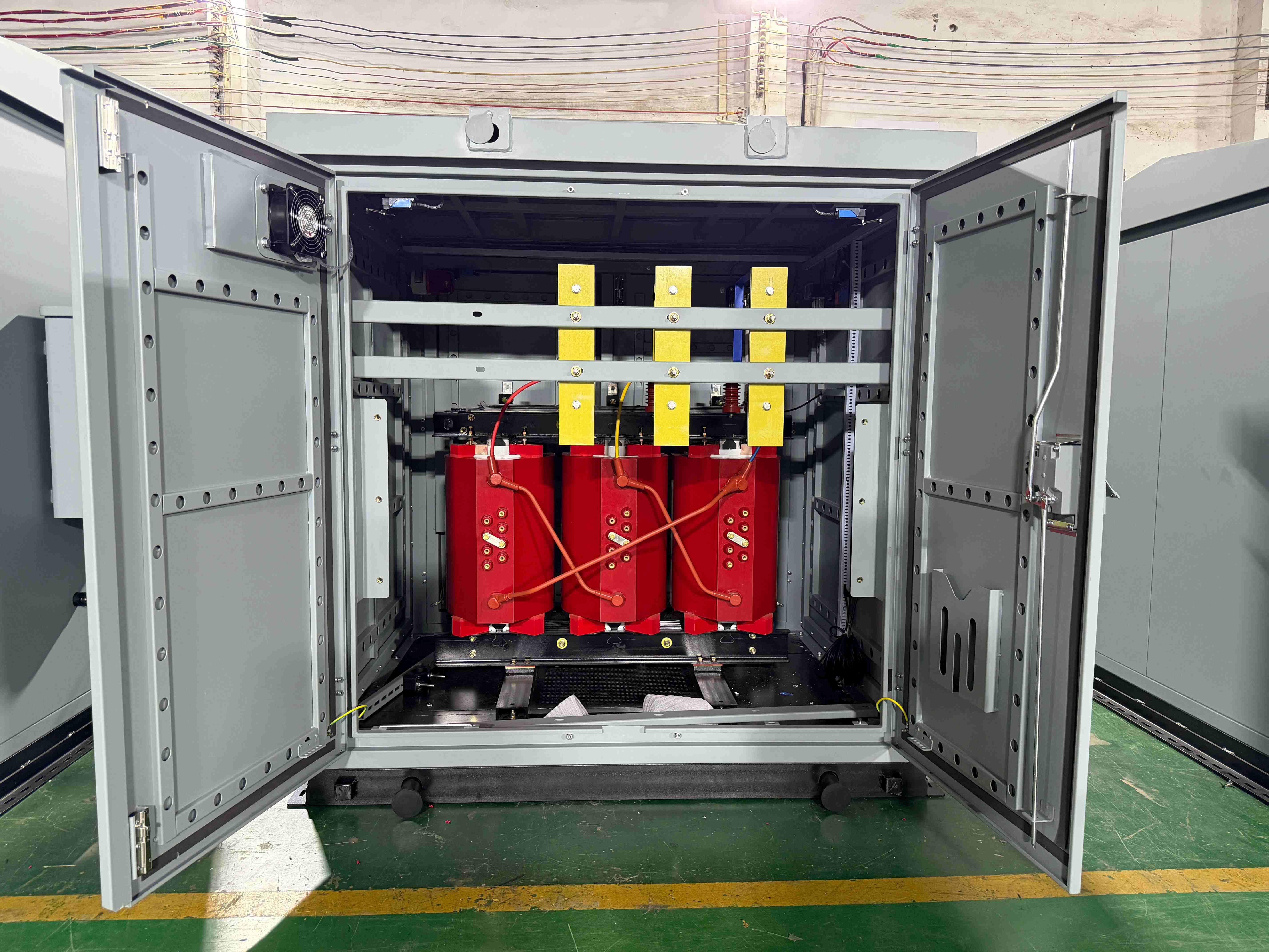 225kVA Three Phase Cast Resin Dry Type Transformer 12470V to 480Y/277V ANSI/IEEE DOE 2016 Standards