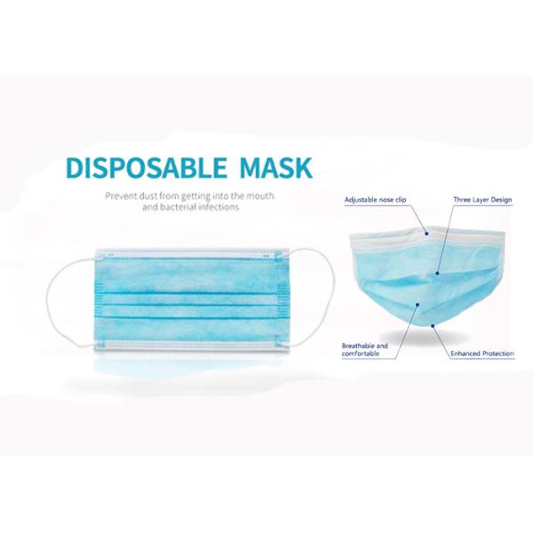 3 Ply Face Mask Surgical Disposable Adult Use Anti Virus and Germs Waterproof