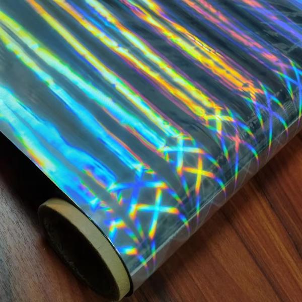 Hot Selling Aluminium Silver Holographic Metallized Laser BOPP  Film for Printing
