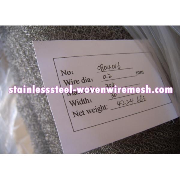 Crimped Stainless Steel Knitted Mesh Width 30