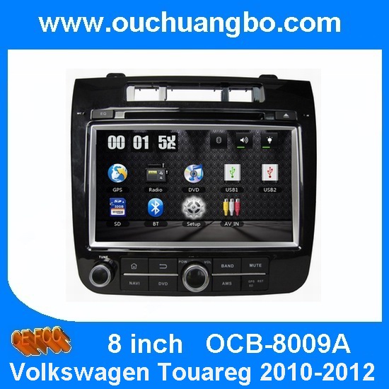 Ouchuangbo Car Navi Multimedia Radio DVD Stereo iPod RDS for Volkswagen Touareg 2010-2012 OCB-8009A