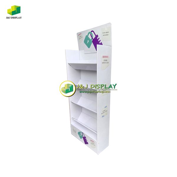 Promotional Retail Shelves Cardboard Display Stand Customized for Desks Stationery