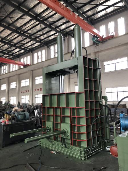 Vertical scrap metal of steel copper aluminum baler Vertical Scrap Baler Used For Soft metal Plastic Waste Paper Baling