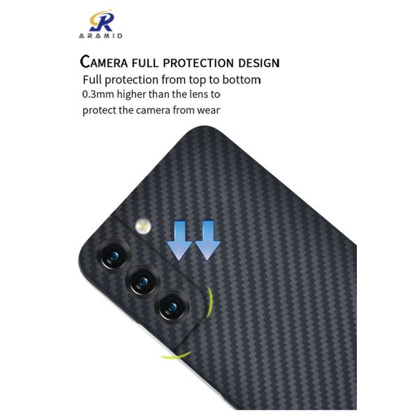 Роскошный анти- случай телефона волокна Aramid падения для положительной величины S22