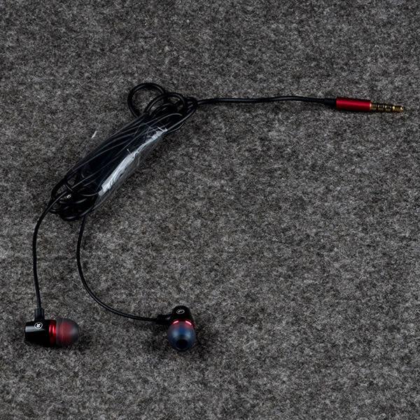 Durable Black In Ear Headphone Or Earphone 3.5mm Jack Stereo Bass (MO-EM013)