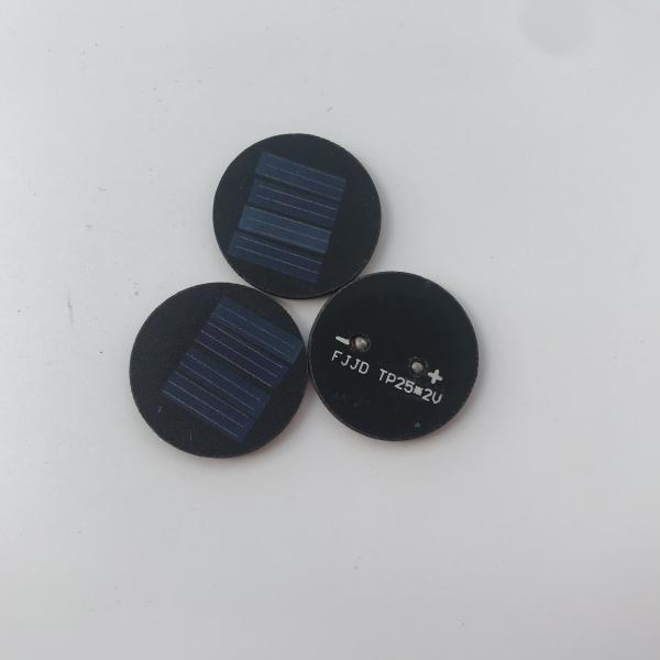Small 28mm Round Solar  Panels Polysilicon Solar cell Solar system solar garden light high power