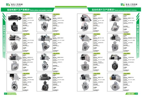 Excavator Starter M008T64571 24V,12T,5.5KW Mitsubishi Motor Mitsubishi Industrial Engines