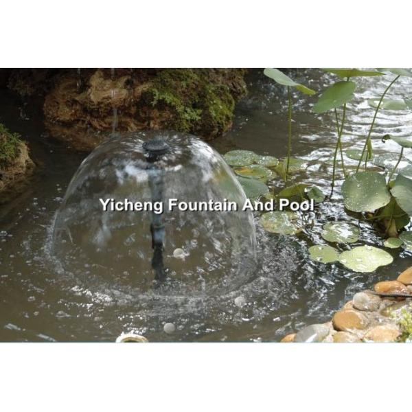 Small Submersible Fish Pumps With Fountain Head / Nozzle For Garden Yard