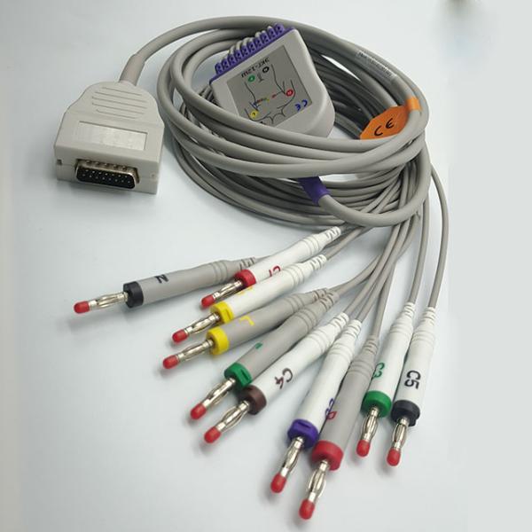 10 кабелей Pin Burdick EK10 EKG DB 15 IEC банана руководства