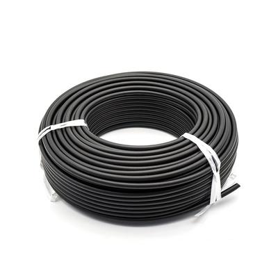 Fil isolé évalué de qualité de C.C 6mm2 1800V double 10 mètres de noir de 4mm2