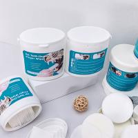 Lingettes nettoyantes pour dents de chien personnalisées en non-tissé, coussinets de doigt pour nettoyer les dents