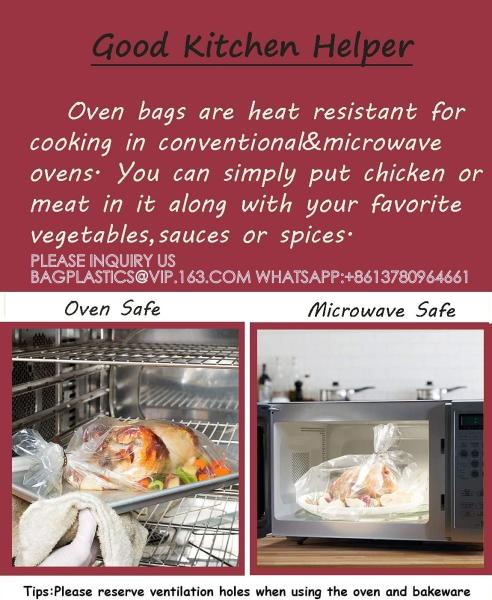 Oven Bag Resistant Kitchen Liner Tools Boil Bags For Cooking Seafood Chicken Turkey