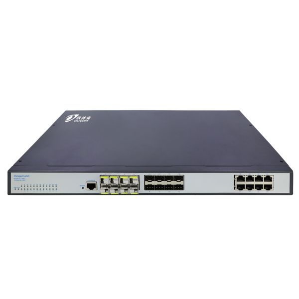 Gigabit Managed Layer 2 Network Switch 24 Port Fanless WEB CLI SNMP Supported CE FCC