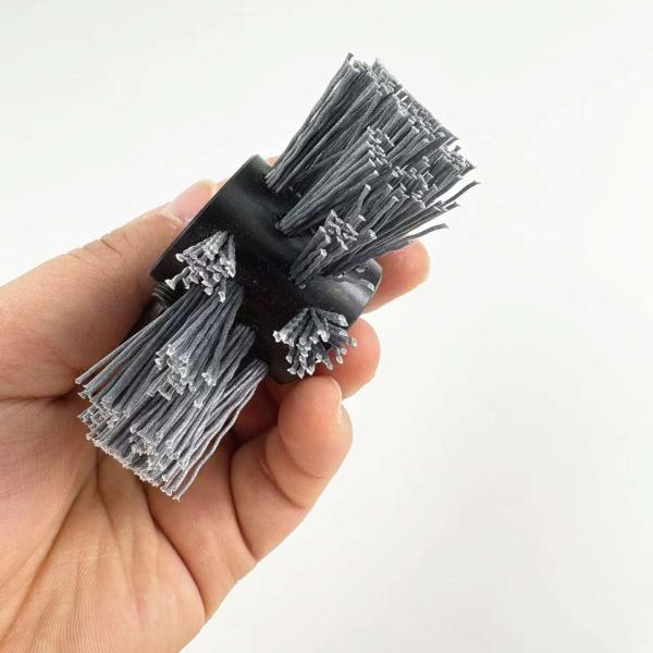 Cepillo de nylon con carbono de 8 mm de diámetro interior para limpieza de tuberías pequeñas, revestimiento y mantenimiento de tuberías