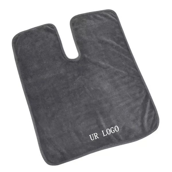 Logo personnalisé en microfibre salon de beauté spa serviette faciale 40 * 50cm ou taille personnalisée