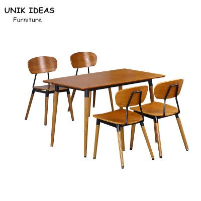 restaurante do fast food da cafetaria de 79cm Bent Plywood Dining Chair Retro