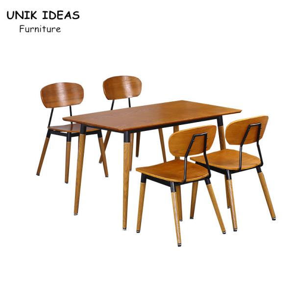 restaurante do fast food da cafetaria de 79cm Bent Plywood Dining Chair Retro
