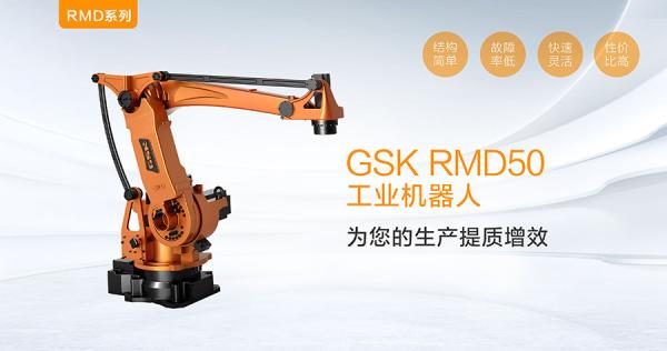 GSK RMD50 6 Axis Industrial Palletizing Robot Arm Maintenance Industrial Robotic Arm