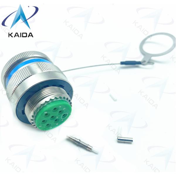 Durabilité Connecteur en fibre optique Crimp Metal Blue Muti Mode Cable 500 cycles d'accouplement D38999/26KE08B1NF2M acier inoxydable